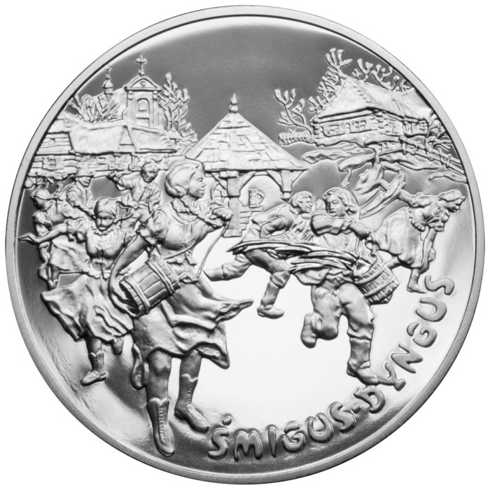 Polonia 20 zloti 2003 ,Polish Traditional Customs&rsquo; Year:Wet Monday (&ldquo;Śmigus-dyngus&rdquo;) PROOF, Argint .925, 28,28g