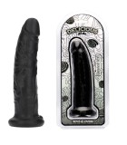 Dildo Realist Parfumat Sam, Aroma Lemn Dulce, PVC, Negru, 19.5 cm