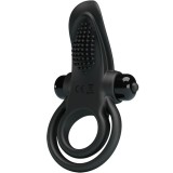 For Him-Inel Vibrator Dublu + Stimulator Clitoridian 10 Vibrații