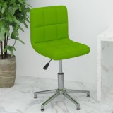 Cumpara ieftin Scaun de birou pivotant, verde, piele ecologică