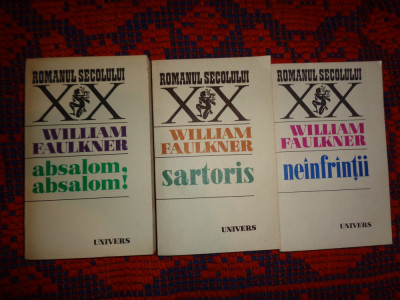 William Faulkner- Neinfrantii ,Sartoris , Absalom Absalom ! foto