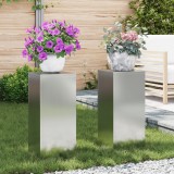 vidaXL Suporturi plante pilon exterior 2 buc. 24x24x55 cm oțel