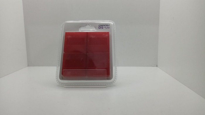 Set 4 carcase jocuri - rosu - Nintendo DS 3DS