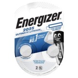 Energizer CR2025 (2-Pack) 170mAh 3V baterie plata cu litiu-Conținutul pachetului 1x Blister