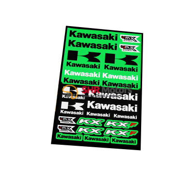 Stickere Kawasaki rezistent UV 4MX foto