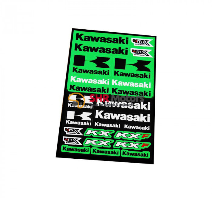 Stickere Kawasaki rezistent UV 4MX