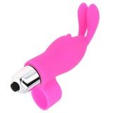 Ohmama Stimulating-Stimulator Degetar cu Iepuraș-Silicon