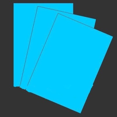 Hartie FOTO fosforescenta A4 pentru imprimante inkjet - Albastru foto