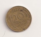 Moneda Franta - 20 Centimes 1963 v4, Europa