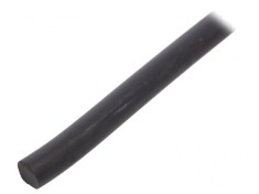 Șnur O-ring cauciuc negru NBR 12mm 5m Duritate Shore 70