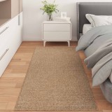 vidaXL Covoare de zonă Dreptunghiular natural 150 x 80 cm 42022521