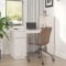 vidaXL Birou, alb, 110x53x117 cm, lemn masiv de pin 814510