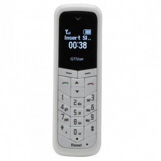 Mini Telefon Casca Bluetooth iUni CB50, Wireless, GSM, Alb foto