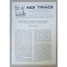 NOI TRACII , BULETIN CIRCULAR TRACOLOGIC , NR.30 , 1977