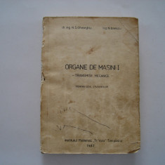 Organe de masini I. Transmisii mecanice - N.S. Gheorghiu, N. Ionescu