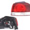 Stop spate lampa Volkswagen Golf 6 (5k), 10.2008-, spate, Dreapta, Hatchback, partea exterioara; Tip= Hella; W16W+WY21W; fumuriu; fara suport bec, DE