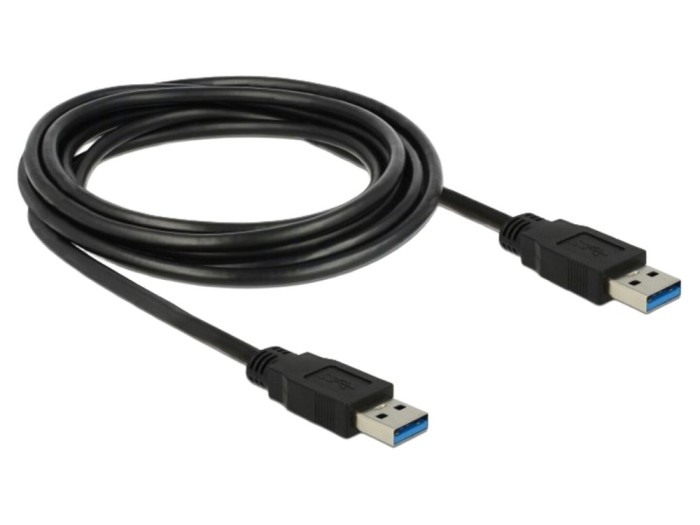 Cablu USB A mufă aurit 3m