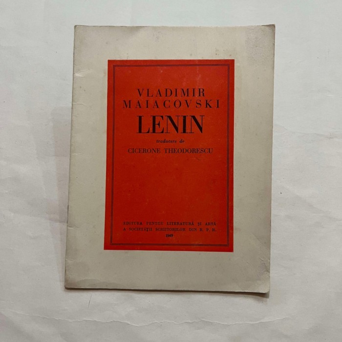 Cicerone Theodorescu - Vladimir Maiacovski - Lenin