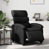 VidaXL Fotoliu rabatabil electric, negru, piele ecologică 3204026