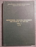 Repertoriul graficei rom&acirc;nești din secolul al XIX-lea (desen...) A-R vol. 1