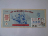 Bilet Loteria Franceză 1967