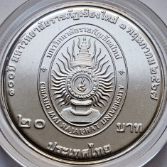 20 Baht 2024 Thailanda, Chiang Mai Rajabhat University, unc, capsula, 32mm