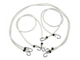 Set 4 coarde elastice pentru fixarea bagajelor, 10 mm x 150 cm, Geko G02396