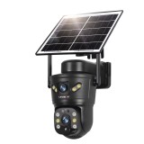Cumpara ieftin Camera Supraveghere LS-CS5, 4g, 6MP, acumulator 6000 mAh, Incarcare Solara 5.5W, Rotire Din Aplicatie, Rezistenta La Apa IP 66
