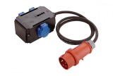 Cumpara ieftin Adaptor trifazic industrial MIXO IP44 cu cablu intrare 5 poli 16A iesire 3x230V