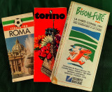 Harta pliabila Torino Roma Fotbal Campionat Mondial Italia 1990 Franta