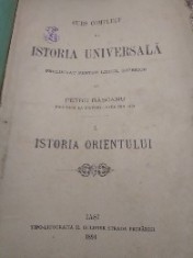 C. Istoria Universala curs Complect Liceu Iași 1891