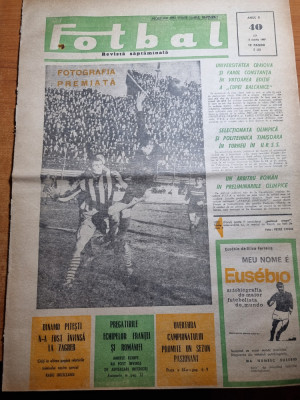 fotbal 2 martie 1967-u.craiova si farul in cupa balcanica,fotbalul din bacau foto