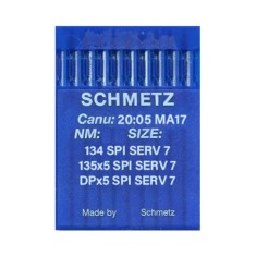 Set 10 ace de cusut cu butuc normal pentru masini de cusut industriale simple, Schmetz, varf SPI