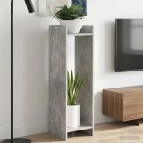 vidaXL Suport pentru plante cu raft 2 pcs Gri Beton 30 x 30 x 100 cm 899569