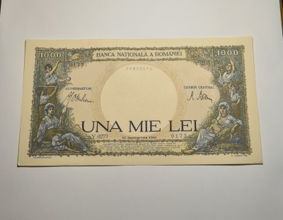 1000 lei 1941 Aunc Unc foto