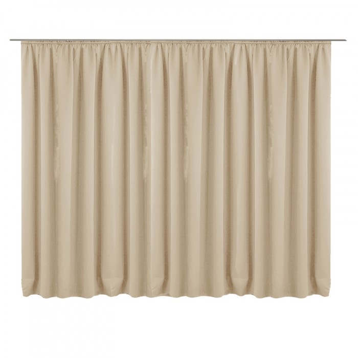 Draperie cu rejansa Jemidi, 300 x 245 cm, Crem, Poliester, 55276.16.02