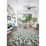Covor Model Fiji 27235-654, Marime 80 x 150 cm, Gri, Inaltime Fir 7 mm, Antialergic, Polipropilena, Living, Dormitor, Sufragerie, Birou