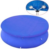 Prelată de piscină pentru piscine rotunde supraterane de 360-367 cm, vidaXL