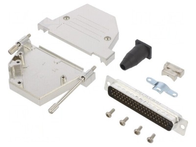 Conector D-Sub HD 62-Pin Tată Unghi 45&amp;deg; Gold Flash foto
