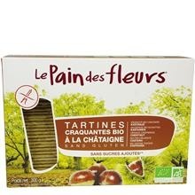 Tartine Crocante Bio Fara Gluten cu Castane Le Pain Des Fleurs 300gr Cod: 6852 Tartine Crocante Bio Fara Gluten cu Castane Le Pain Des Fleurs 300gr Cod: 6852