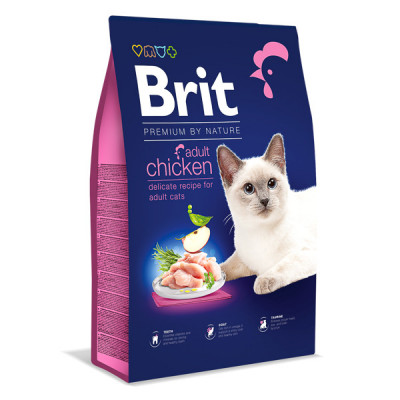 Hrana uscata pentru pisici Brit Premium By Nature Adult, Chicken, 8kg foto