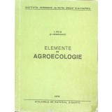 ELEMENTE DE AGROECOLOGIE-I. PUIA-264839