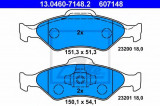 Set placute frana,frana disc FORD COURIER (JV) (1998 - 2016) ATE 13.0460-7148.2