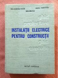 Instalatii electrice pentru constructii. Ghid de proiectare si executie. Editura Scrisul Romanesc, 1978 - T. Costachescu