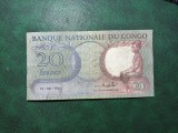 CONGO 20 FRANCI 1962