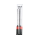 Set 3 pile rotunde pentru ascutit lant drujba 4.8x200 mm 3/16 Breckner