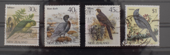 TS23/11 Timbre Serie New Zealand - Pasari - Fauna
