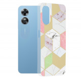 Husa Oppo A17 Asteroid GSM Marble, Purple Hex