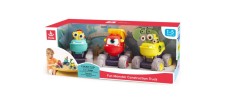 SET 3 MASINUTE DE CONSTRUCTIE MONSTRULETII AMUZANTI CU FRICTIUNE SuperHeroes ToysZone