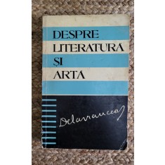 DESPRE ARTĂ ȘI LITERATURA - DELAVRANCEA